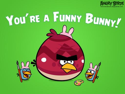 Angry Birds - Злые Птички поздравляют Вас с Пасхой!